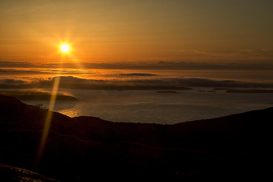 Acadia National Park Photograph - Cadillac Sunrise by Sara Hudock