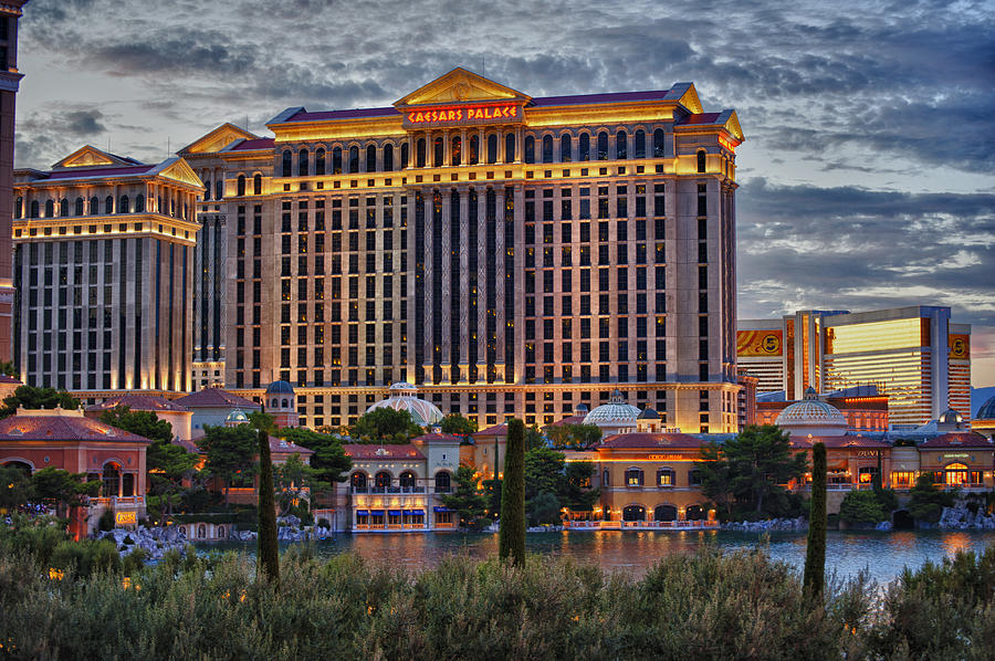 Sunset Photograph - Caesars by Stephen Campbell