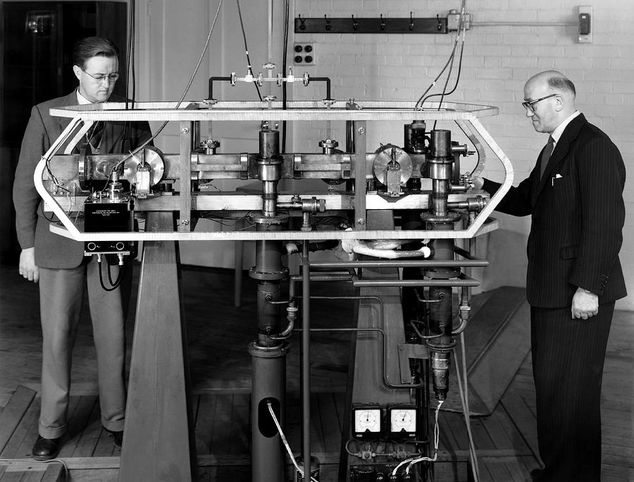Clock Photograph - Caesium Atomic Clock, 1956 by National Physical Laboratory (c) Crown Copyright