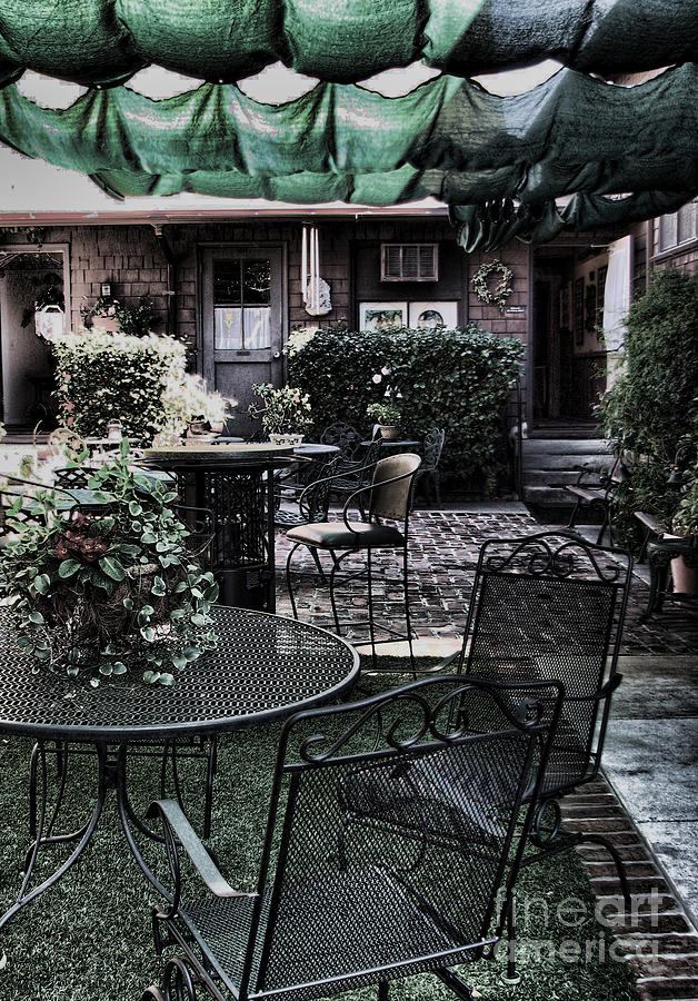 Cafe Courtyard Photograph by Joanne Coyle