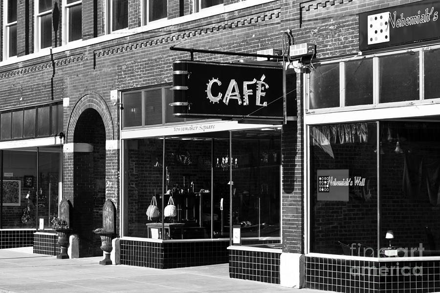 Cafe Photograph by Lawrence Burry