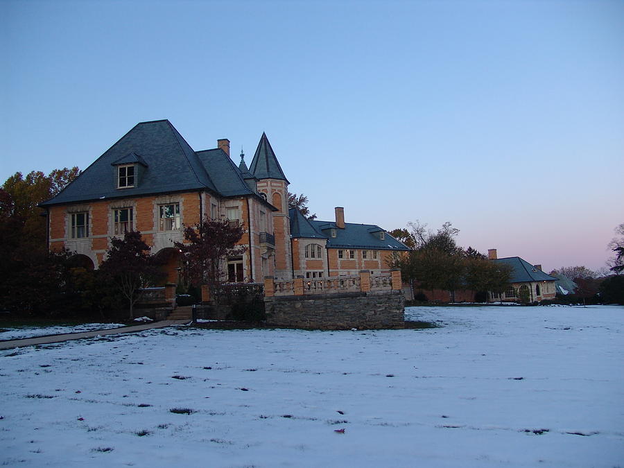 Cairnwood Estate Evening - October Snow Photograph by Alex Vishnevsky ...