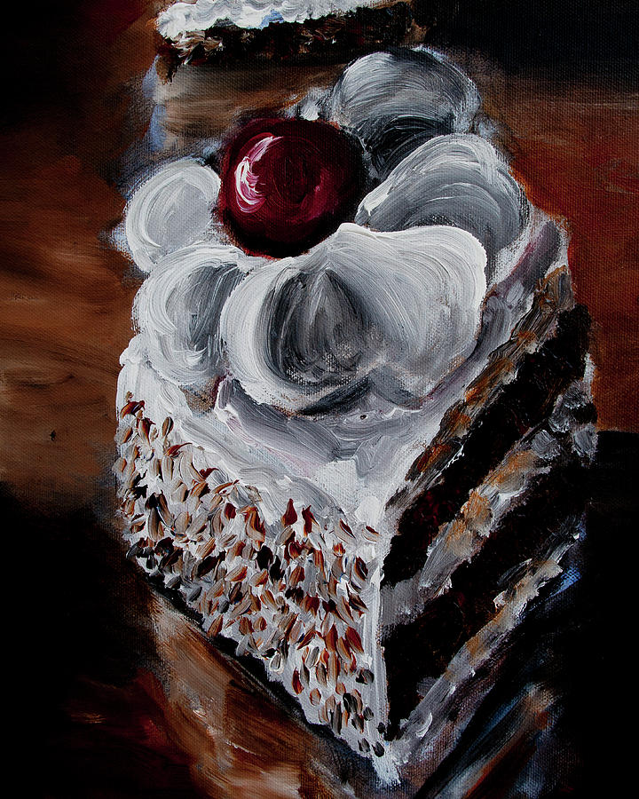 Cake Painting - Cake 07 by Nik Helbig