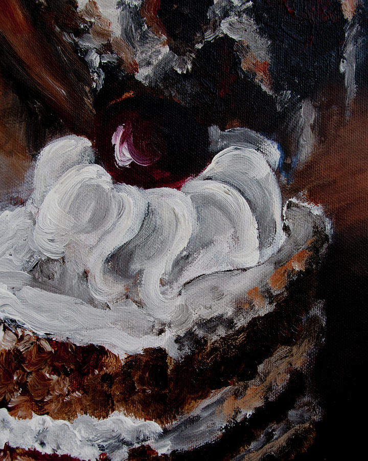 Cake 08 Painting by Nik Helbig