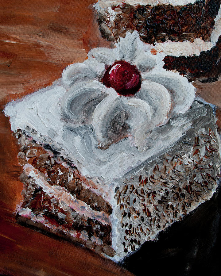 Cake 09 Painting by Nik Helbig