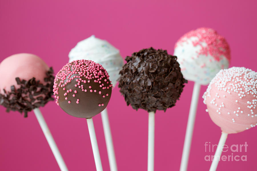 Cake Photograph - Cake pops by Ruth Black
