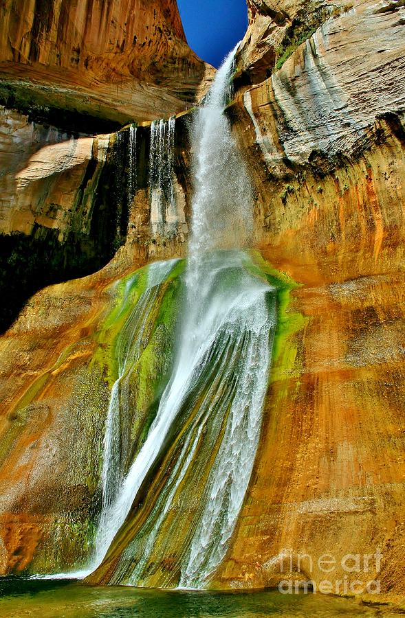 Calf Creek Falls II Photograph by Ellen Heaverlo