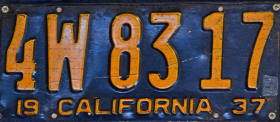 California 1937 Photograph by Bill Owen