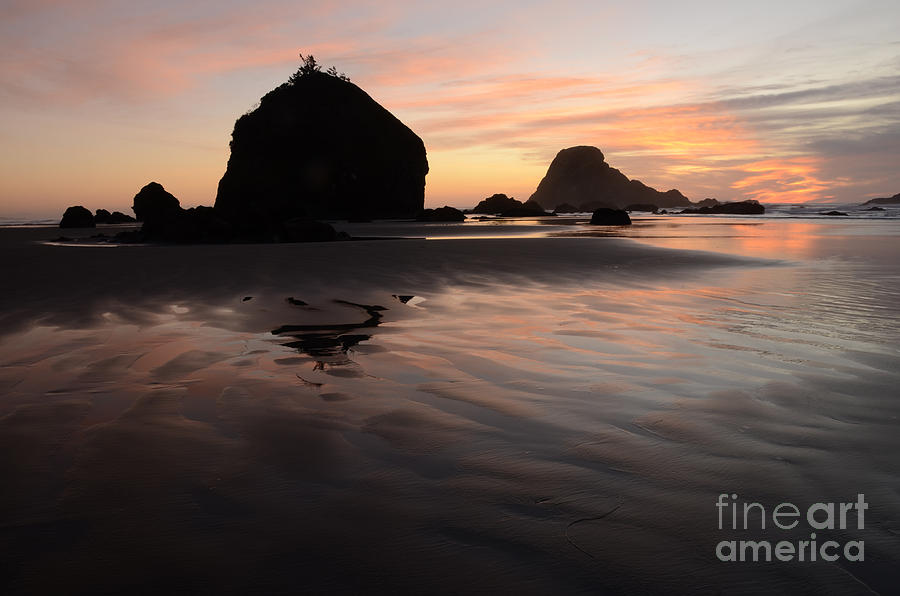 Sunset Photograph - California Coast 2 by Bob Christopher