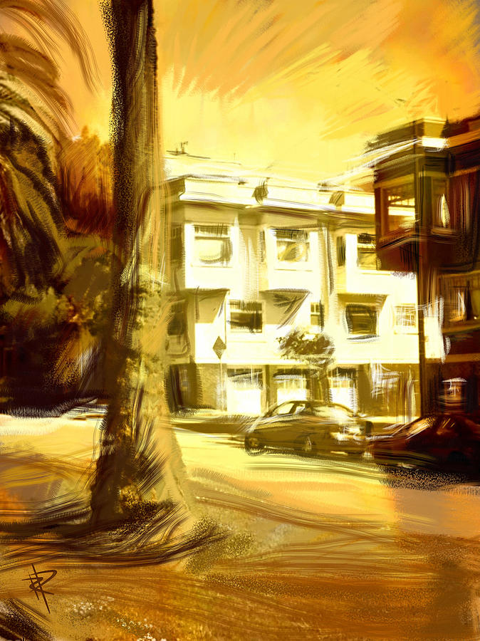 San Francisco Mixed Media - California Gold by Russell Pierce
