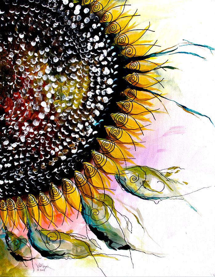 California Sunflower Painting by J Vincent Scarpace