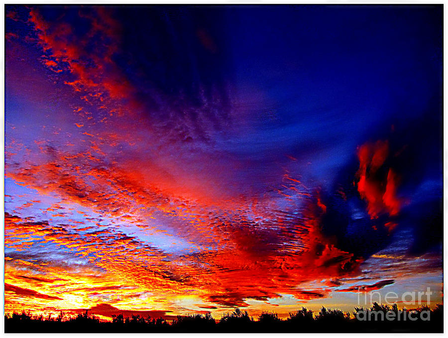 Sunset Photograph - Californian Sunset by Irina Hays