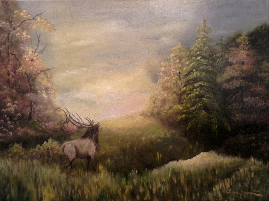 Wildlife Painting - Call of the wild II by Laura Brown
