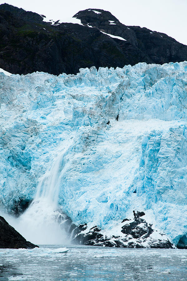 Calving Glacier Photograph by Adam Pender