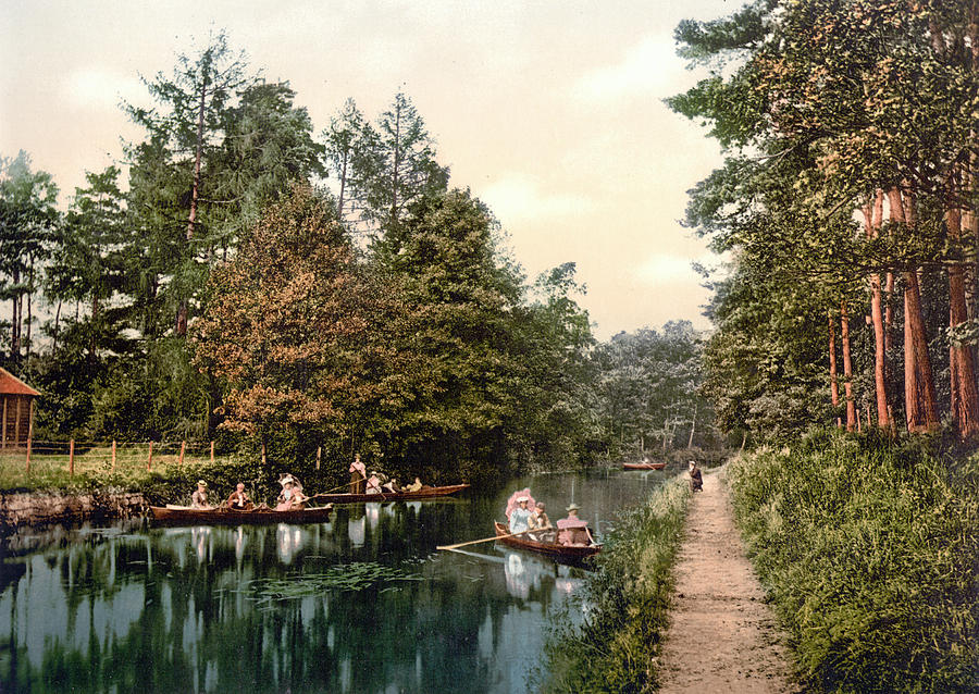 Camberley - England - Boating and Fishing Photograph by International  Images