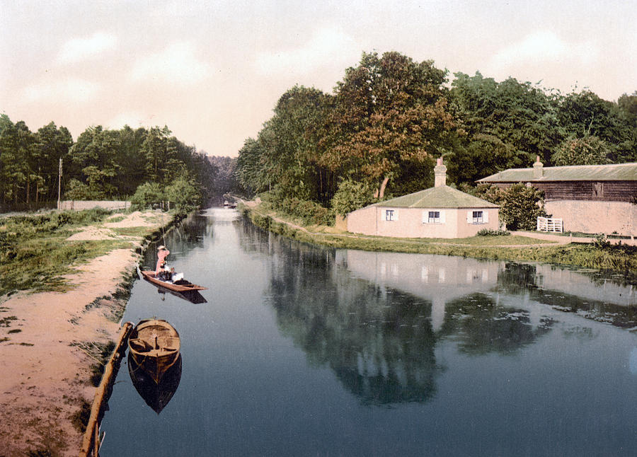 Camberley - England - Boating Photograph by International  Images