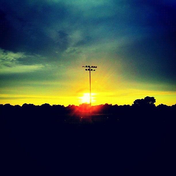 Sunset Photograph - #cameraplus #xproii #park #sunset by Hollyan Trainer