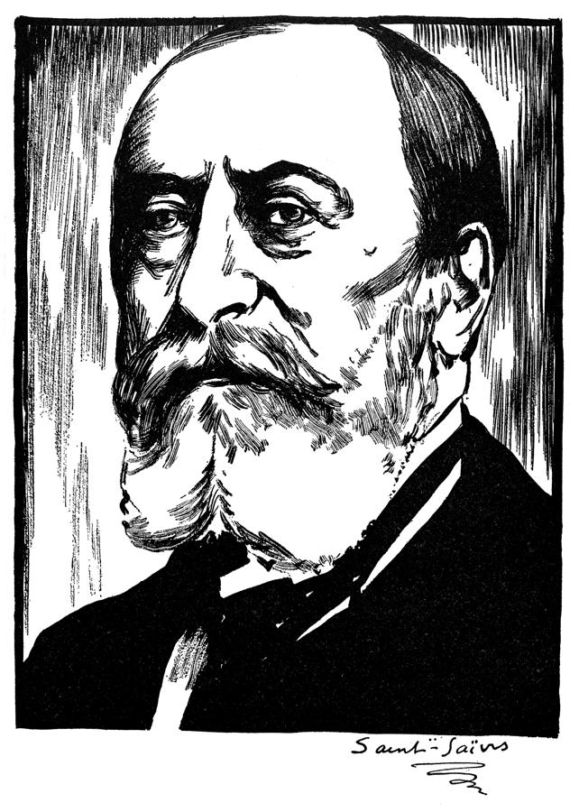 Portrait de Camille Saint-Saens (Saint Saens, 1835-1921