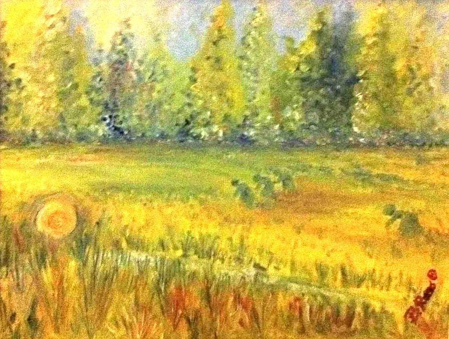 Country Painting - Campagna Lomellina by B Russo