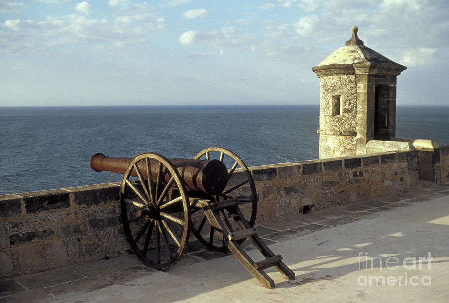 Campeche Cannon Mexico Photograph by John  Mitchell