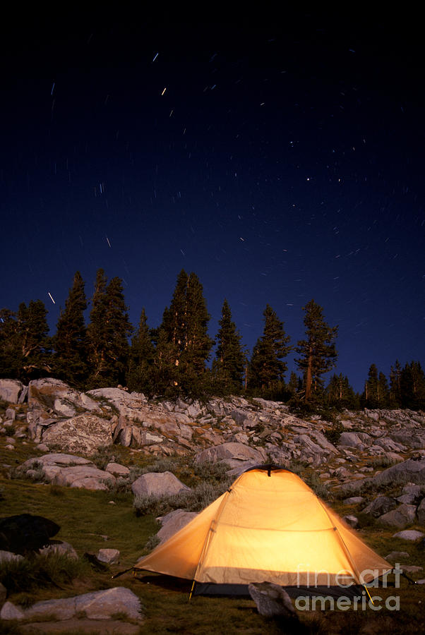 Mountain Photograph - Camping Under the Stars by Ei Katsumata