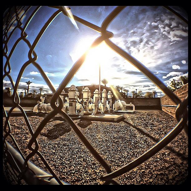 London Photograph - Can Take Enough Fence Shots. Las Vegas by Rodino Ayala