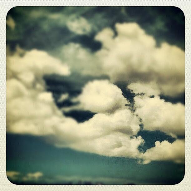 Clouds Photograph - Can You See The Two Person Kissing Or by K H   U   R   A   M