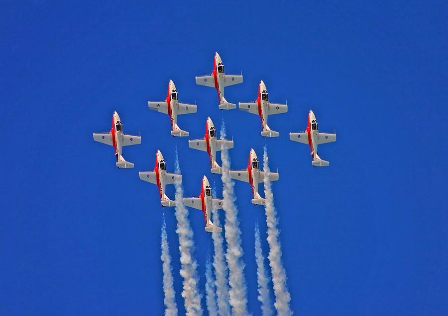 Canadian Air Force - Snowbirds Photograph by Pat Speirs