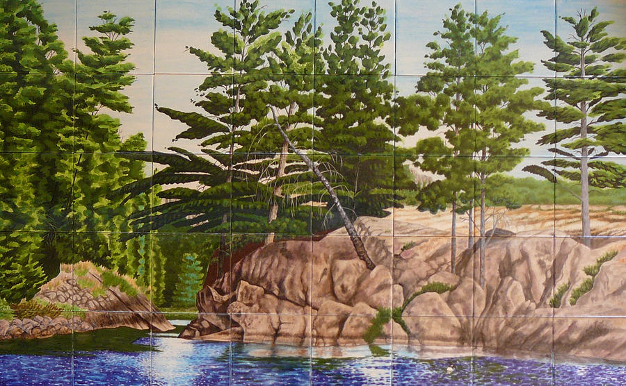 Nature Painting - Canadian Wilderness Mural by Dy Witt