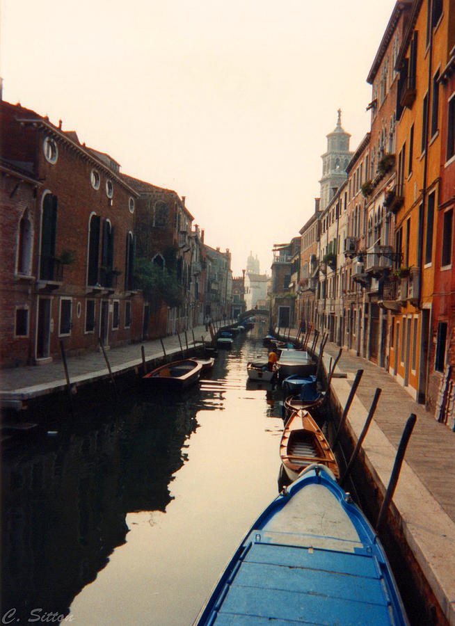Canal Boats Photograph by C Sitton