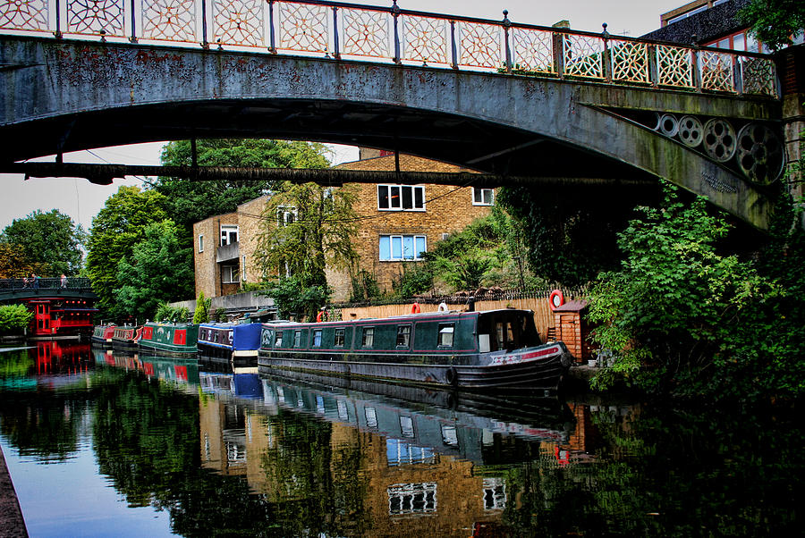 Canal Boats Photograph by Heather Applegate