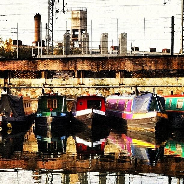Canal Boats- St. Pancras Locks Photograph by Ellie Patterson
