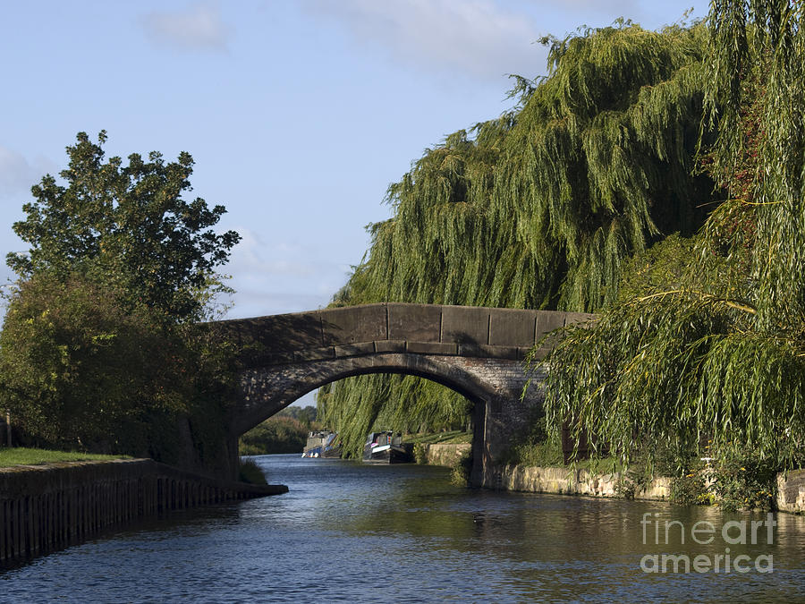 Canal bridge Photograph by Steev Stamford