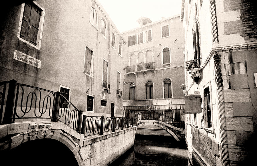 Canal in Ruskins Venice Photograph by Tom Wurl