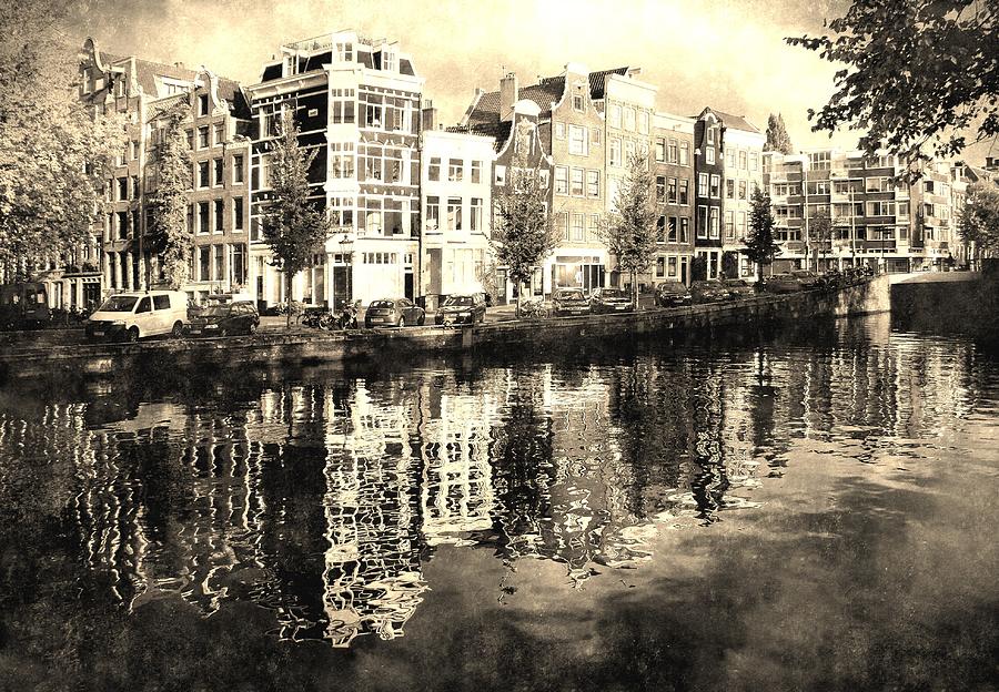 Canals of Amsterdam Photograph by Pat Moore