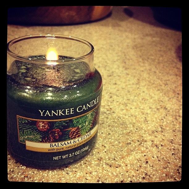 Winter Photograph - #candle #yankeecandle #yankee #smell by Marisag ☀✌