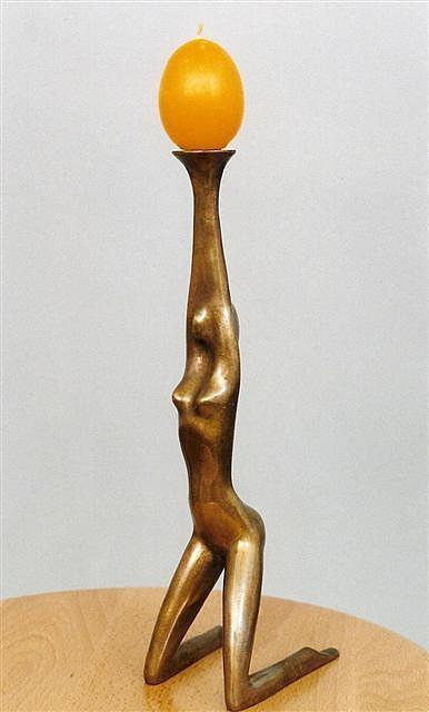 Candleholder Sculpture by Antonio Petrov