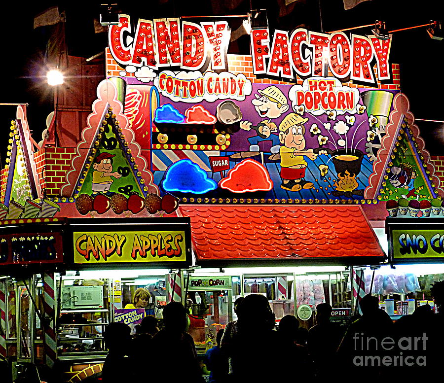 Candy Photograph - Candy Factory by Renee Trenholm