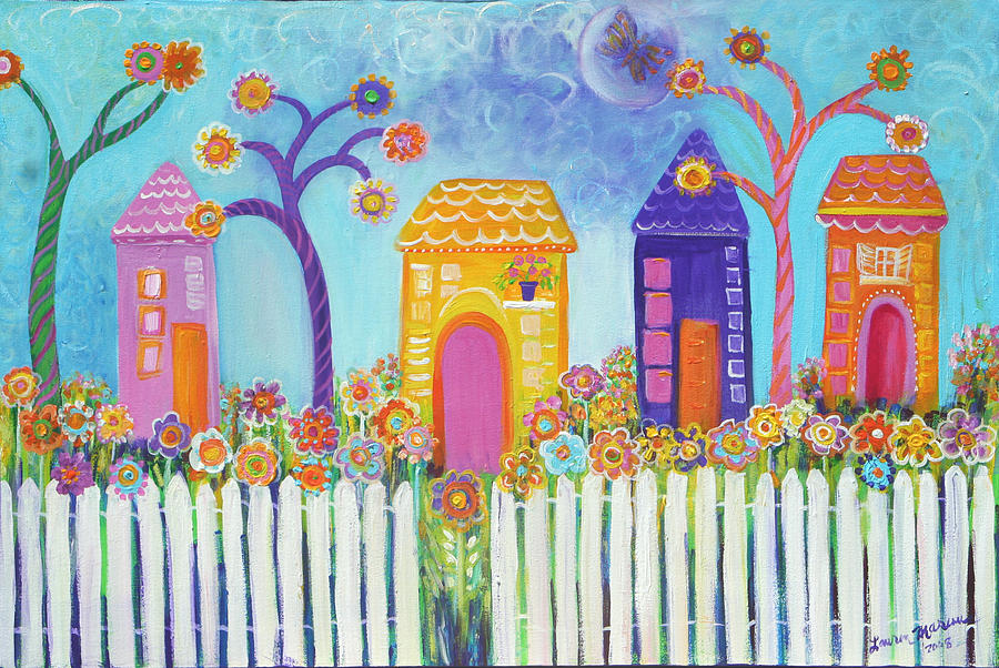 Candy Lane Painting by Lauren  Marems