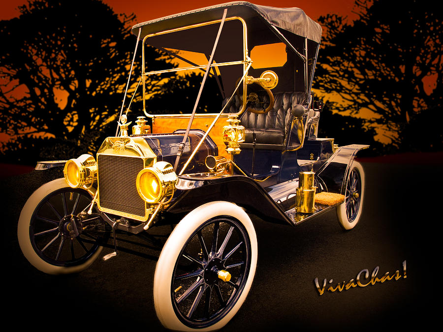 1912 Ford Roadster Candy Shop Window Photograph by Chas Sinklier