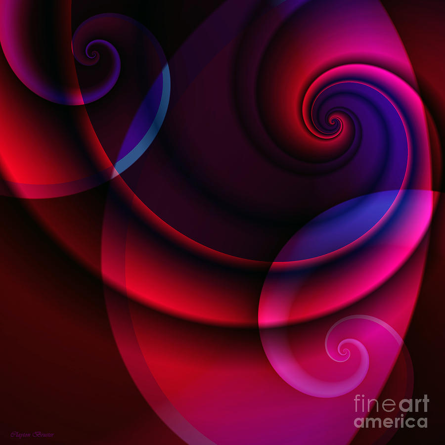 Candy Swirls Digital Art by Clayton Bruster