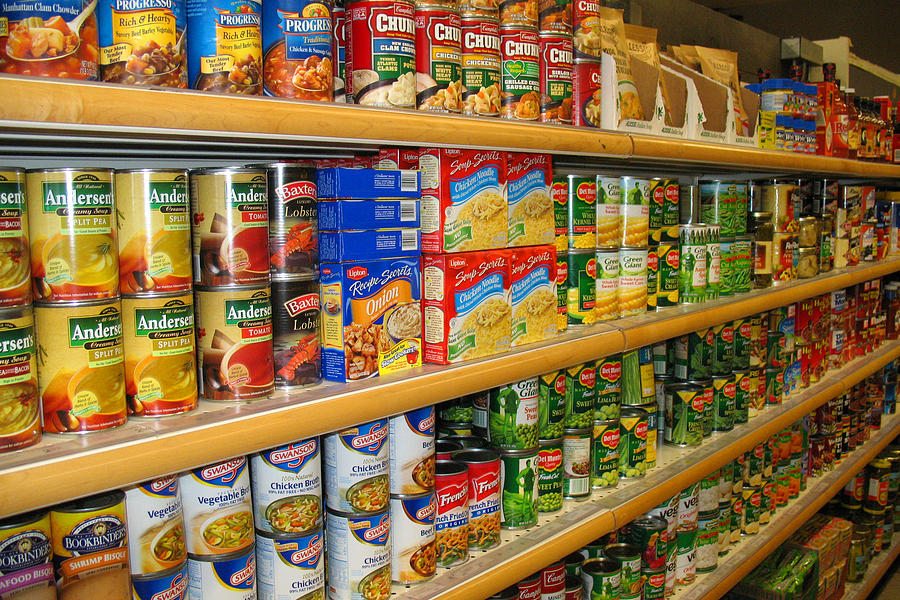 Canned Goods Photograph by Gil Kanat