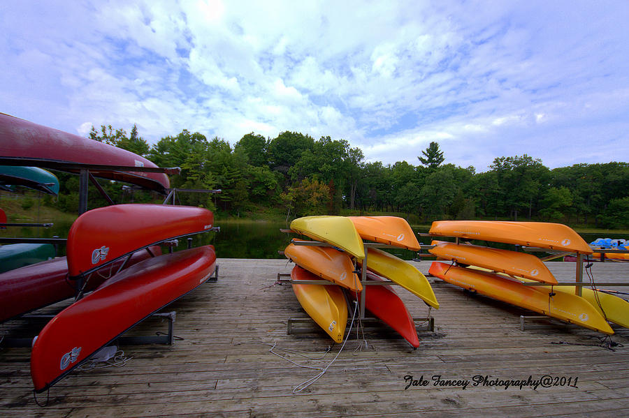 Canoe Rentals Photograph by Jale Fancey