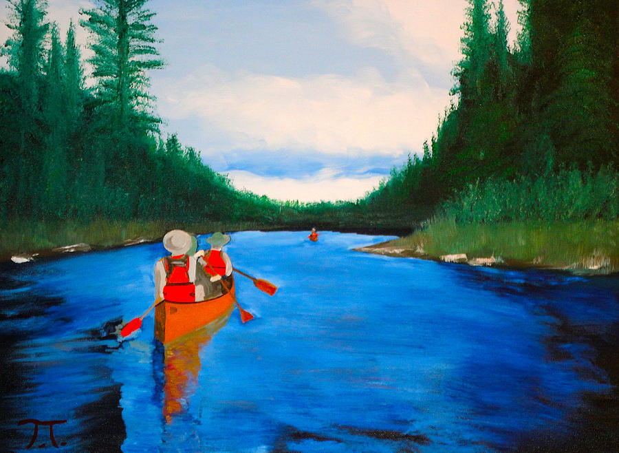 Canoeing Boundary Waters Bsa by Troy Thomas