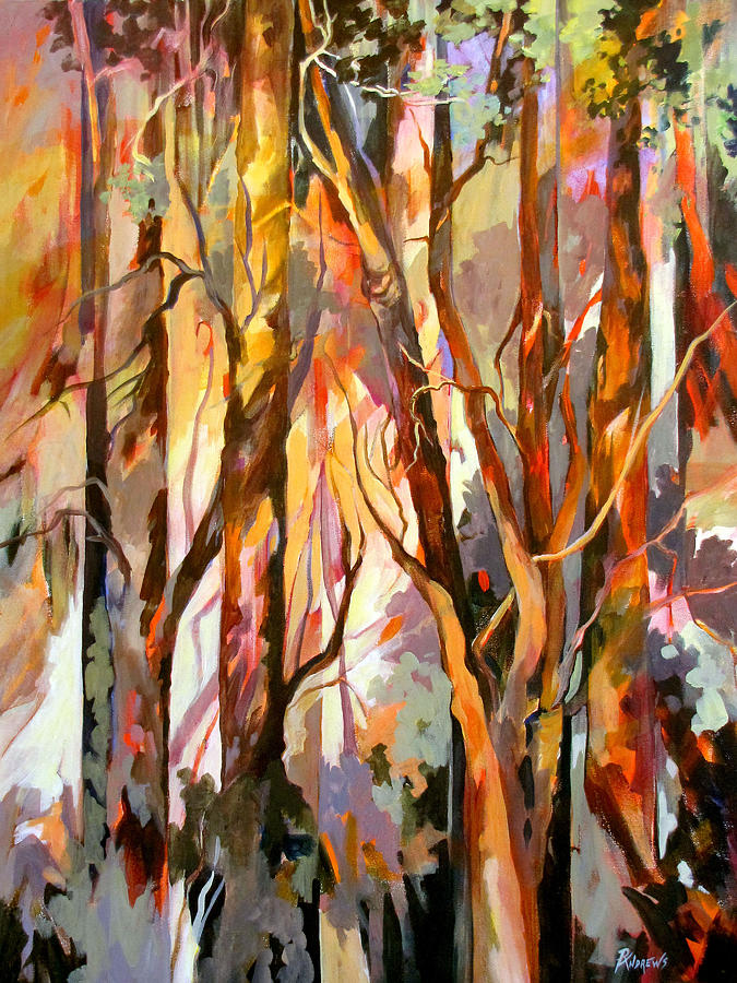 Cant See The Forest For The Trees Painting by Rae Andrews