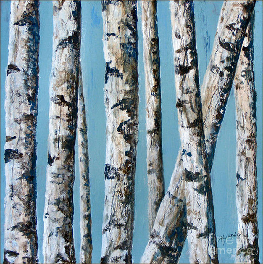 Cant See The Forest For The Trees Painting by Sandy Brindle