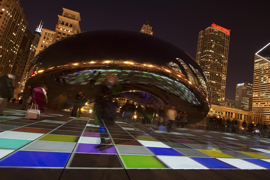 Canted Angle Cloudgate Photograph by Sven Brogren
