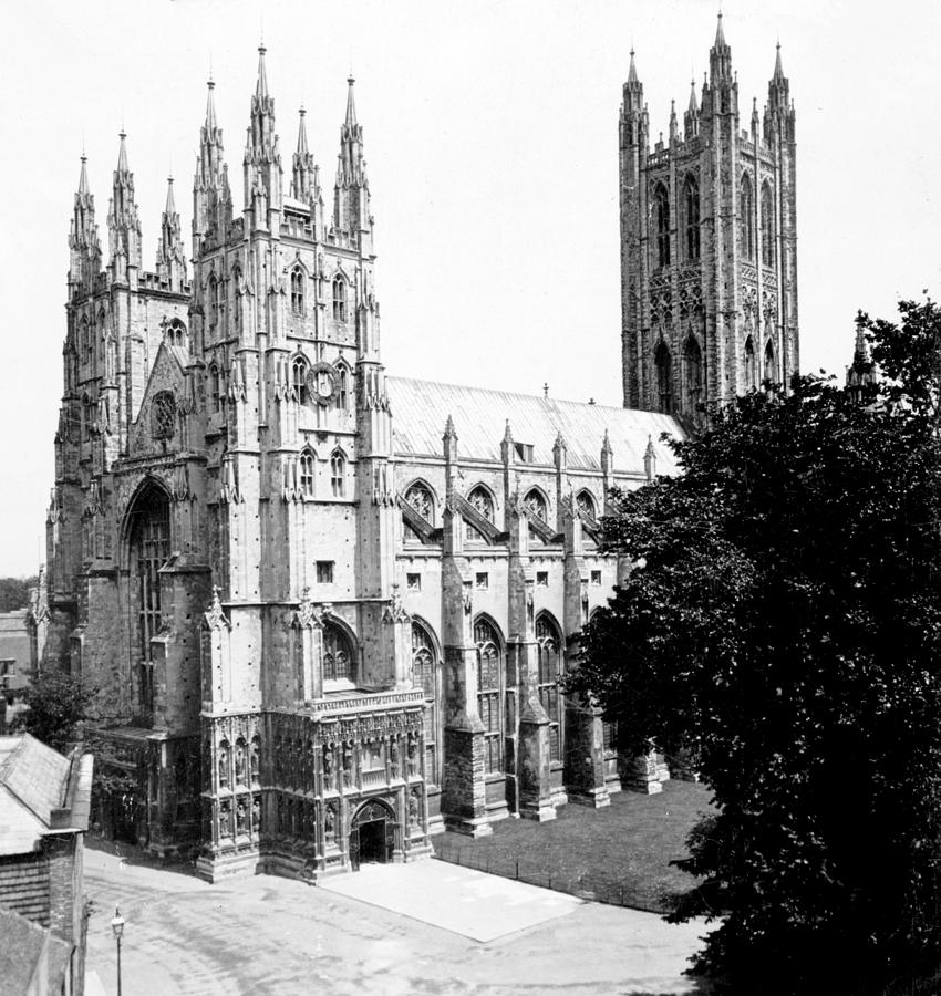 Canterbury Cathedral - England - c 1902 Photograph by International  Images