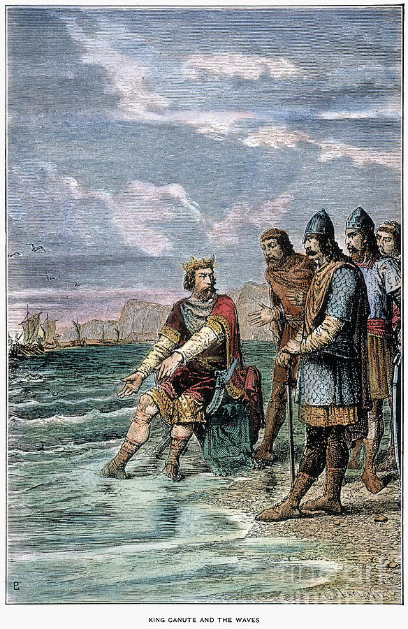 CANUTE I - c995-1035 Drawing by Granger