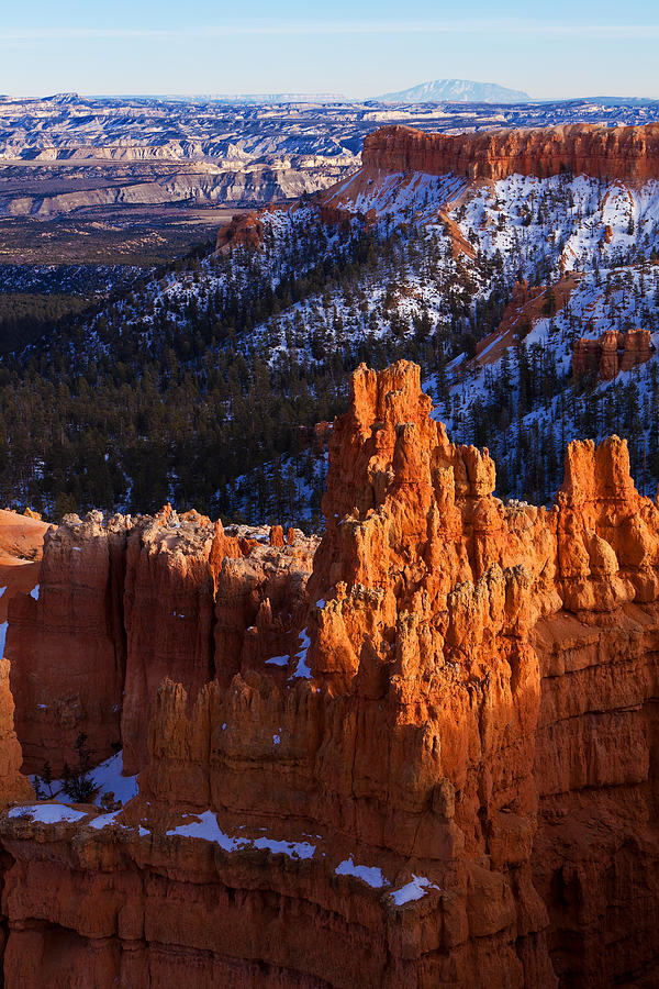 Winter Photograph - Canyon View by James Marvin Phelps